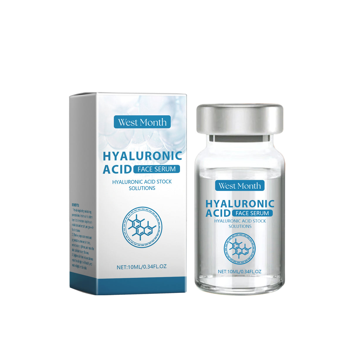 Hyaluronic Acid Face Serum, Compact Light Stripes Desalt Blain Brightens The Hydrating Essence - V.I.P Digital Presence