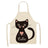 1Pcs Cotton and linen creative European and American cartoon cute cat apron - V.I.P Digital Presence