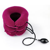 HailiCare Swan Neck Correction Artifact Cervical Traction Inflatable Portable Full Velvet Neck Guard - V.I.P Digital Presence