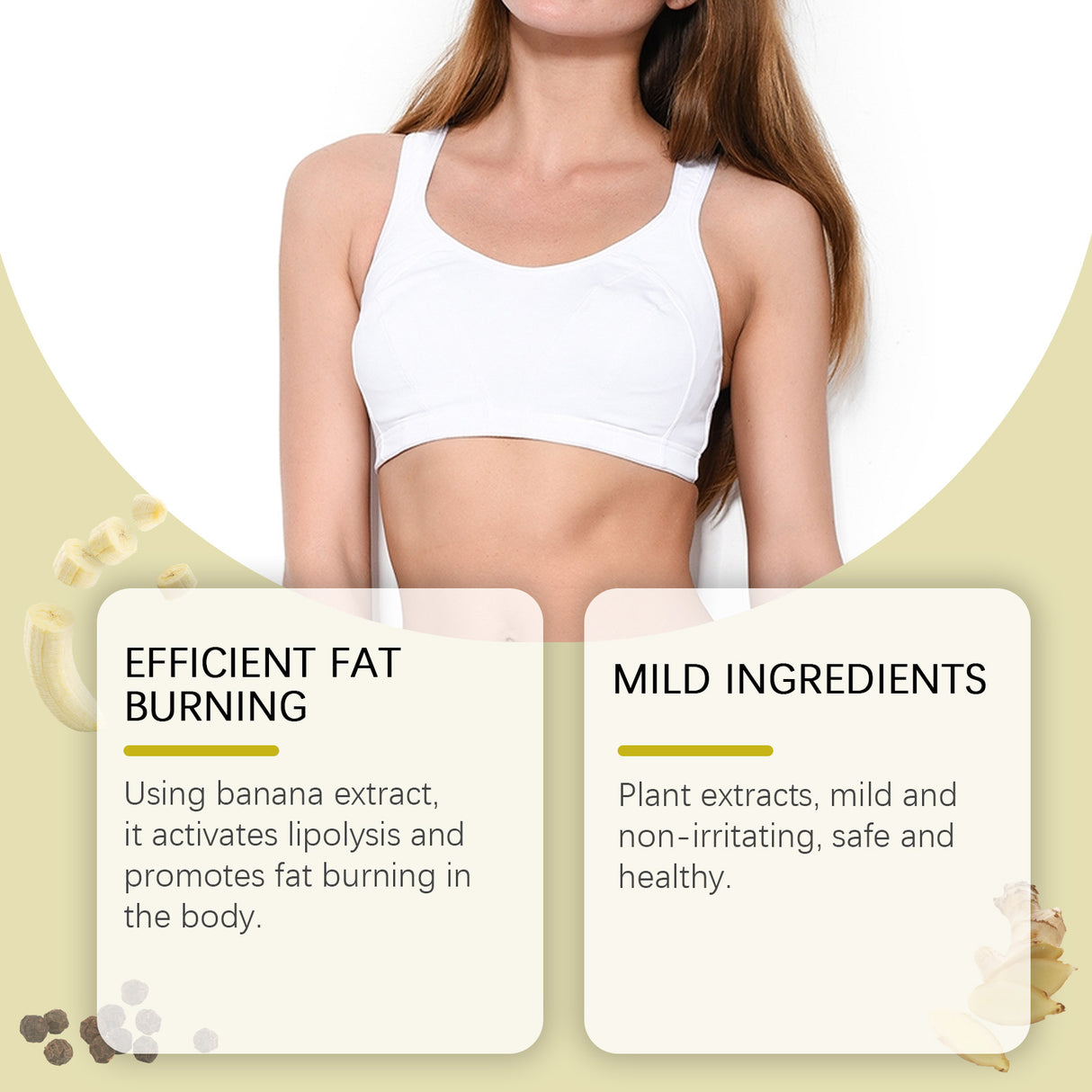 Banana Body Essential Oil Nourishes Waist Arm Light Skin Show Figure Massage Treatment - V.I.P Digital Presence