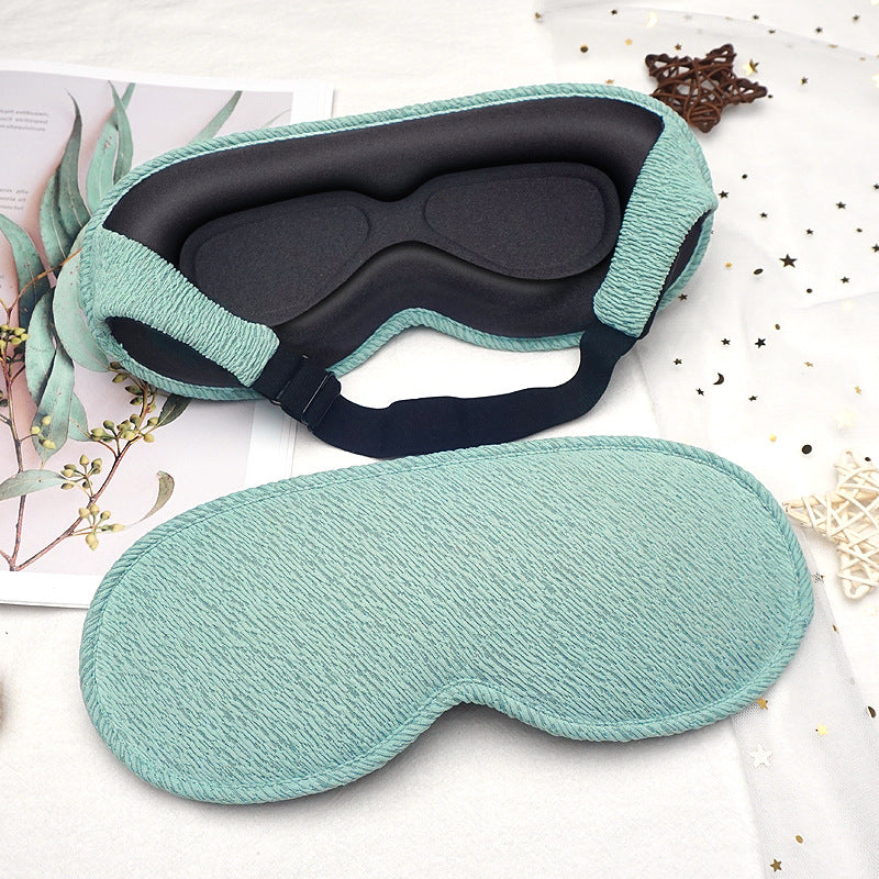 3D blackout eye mask integrated 3D nasal wing breathable elastic band adjustment - V.I.P Digital Presence