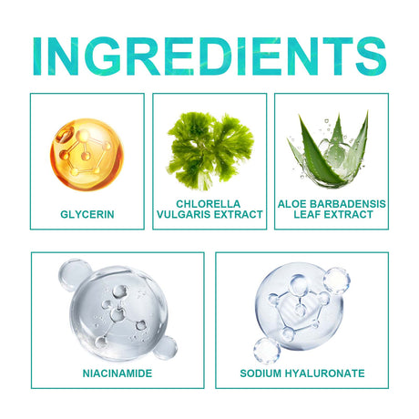 Chlorella Vera Hydrogel Eye Mask, Moisturizing Desalination Eye Grain Compact Fine Grain Soft Skin Hydrating Eye Mask - V.I.P Digital Presence