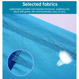 Light double nylon camping hammock with straps. Great for trips, beach, yard & garden. - V.I.P Digital Presence