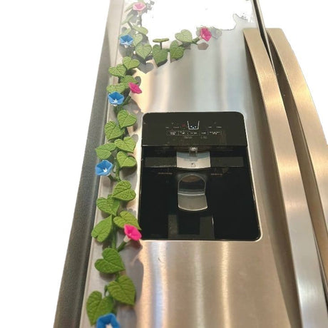 Morning Glory Magnets 3D printed artificial morning glory refrigerator sticker decoration - V.I.P Digital Presence