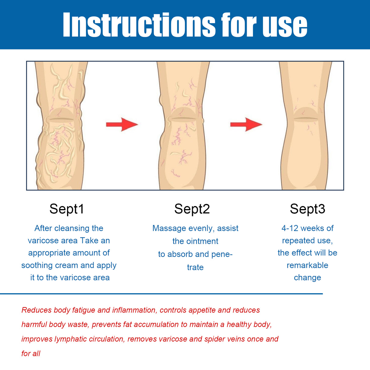 Varicose Vein Slimming Cream, Vein Repair Body Care Reduces Leg Muscle Swelling Earthworm Leg Slimming Cream - V.I.P Digital Presence