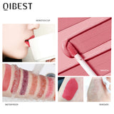 QIBEST Velvet Matte Lip Gloss Matte Moisturizing Non-Stick Lip Glaze Non-Fading Lip Gloss - V.I.P Digital Presence