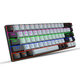 New 68 key RGB luminous esports game with blue and red axis mechanical keyboard laptop MAC 60% - V.I.P Digital Presence