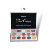QIBEST 15 Color Eyeshadow Palette Renaissance Eyeshadow Palette Sunset Eyeshadow - V.I.P Digital Presence