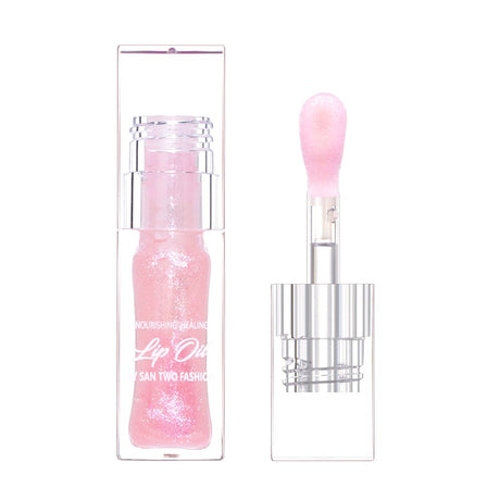 Hydrating Color Changing Lip Gloss Sparkling Shimmer Lip Oil Plumping Liquid Lipstick - V.I.P Digital Presence