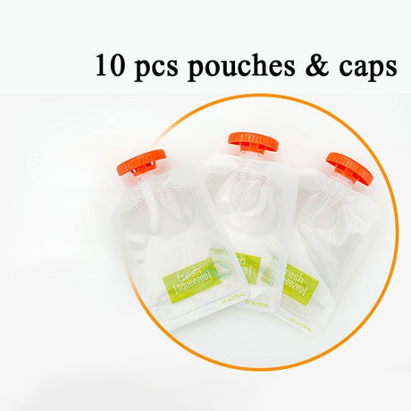 Squeeze Food Station Baby Food Organization Storage Containers Baby Food Maker Set Fruit Puree Packing Machine - V.I.P Digital Presence