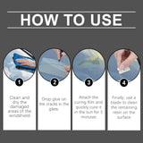 Car Windshield Repair Fluid Set, Car Front Windshield Repair Cracks Clear Vision - V.I.P Digital Presence