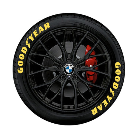 【 Font Set 】 Car Tire Stickers Tire Letter Stickers English Letter 3D Stereoscopic Stickers - V.I.P Digital Presence