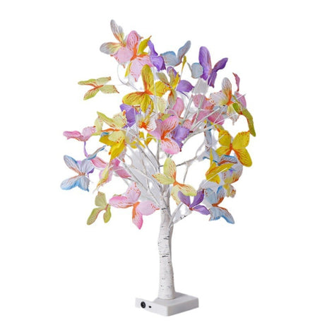 Fashion Colorful LED Rose Flower Tree Table Lamp For Holiday Party Wedding Xmas Gift Hotel Room Decor Night Light - V.I.P Digital Presence
