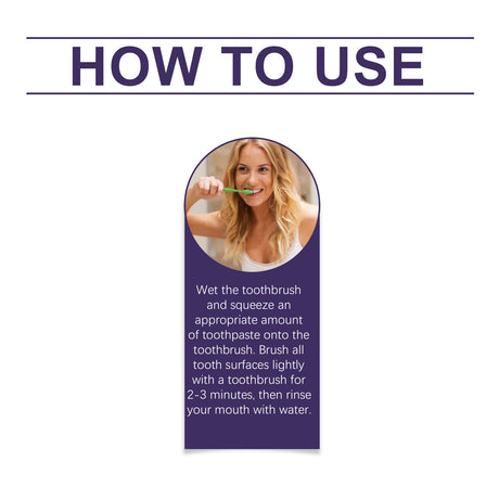 Purple Care Toothpaste Clean Teeth Hygiene Care Mouth Fresh Daily Care Toothpaste - V.I.P Digital Presence