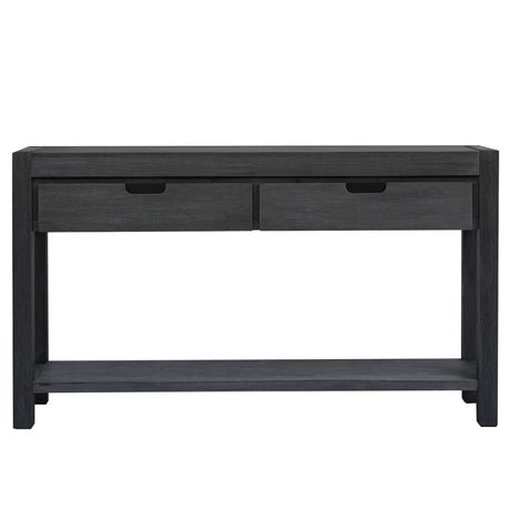 U_STYLE Console Table Entryway Table for Hallway Living Room with 2 Drawers and 1 Shelf - V.I.P Digital Presence