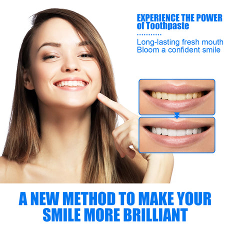 Fruity White Toothpaste Series, Clean Tooth Stains Fresh Breath White Tooth Care Toothpaste - V.I.P Digital Presence