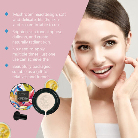 Mushroom Head Air Cushion Small Mushroom Air Cushion Easy To Apply Makeup Without Clogging Pores Moisturizing Natural Concealer - V.I.P Digital Presence