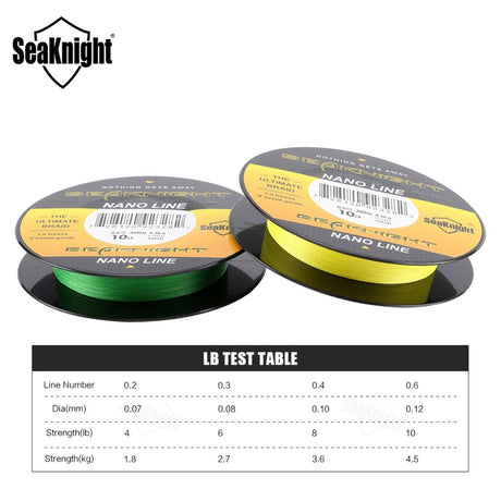 SeaKnight NANO 100M 300M 4 Strands Braided Fishing Lines Multifilament PE Fishing Line 4LB 6LB 8LB 10LB  Diameter 0.07-0.12mm - V.I.P Digital Presence
