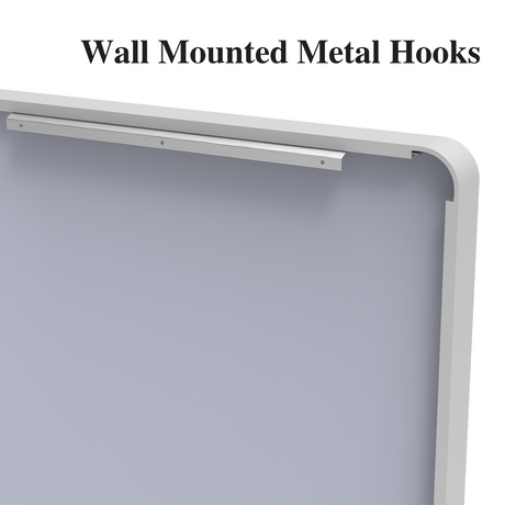 Large bathroom mirror with movable tray wall mounted mirror, vertically and horizontally suspended aluminum frame wall mounted m - V.I.P Digital Presence