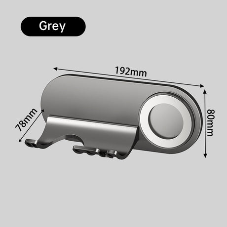 No - drill Magnetic Hair Dryer Wall Mount. Synthetic plastic, for Dyson/Leihen/Kexi. Colors: gray & white - V.I.P Digital Presence