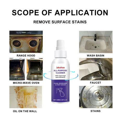 All Purpose Cleaner, Kitchen Dust Stains Heavy Oil Cleaning And Rust Removal Spray - V.I.P Digital Presence