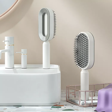 Upgraded Press Type Cleaning Design Air Cushion Comb For Women's Long Hair Air Bag Massage Comb Household Comb - V.I.P Digital Presence