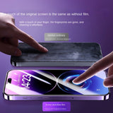 Tempered Glass Screen Protector for Apple iPhone 15 Pro Max Anti-Spy Film with Dust-Free Chamber Roller Application Tool - V.I.P Digital Presence