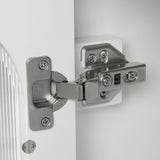 24" Bathroom Vanity with Sink, Bathroom Vanity Cabinet with Two Drawers and Door, Adjustable Shelf, Solid Wood and MDF, White - V.I.P Digital Presence