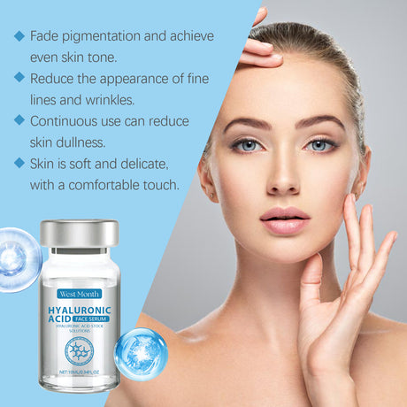 Hyaluronic Acid Face Serum, Compact Light Stripes Desalt Blain Brightens The Hydrating Essence - V.I.P Digital Presence