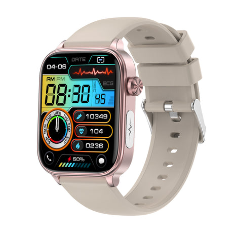 New ET570 smart watch ECG electrocardiogram Bluetooth call uric acid blood lipid blood sugar micro physical examination function - V.I.P Digital Presence