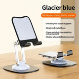 Multi-Function Folding Lift Lazy Mobile Phone Stand 360° Rotating Live Stand Aluminum Mobile Phone Tablet Desktop Stand - V.I.P Digital Presence