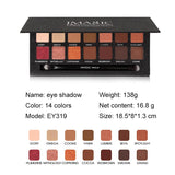 IMAGIC  14 Color Matte Nude Eye Shadow Pallete Cosmetics - V.I.P Digital Presence