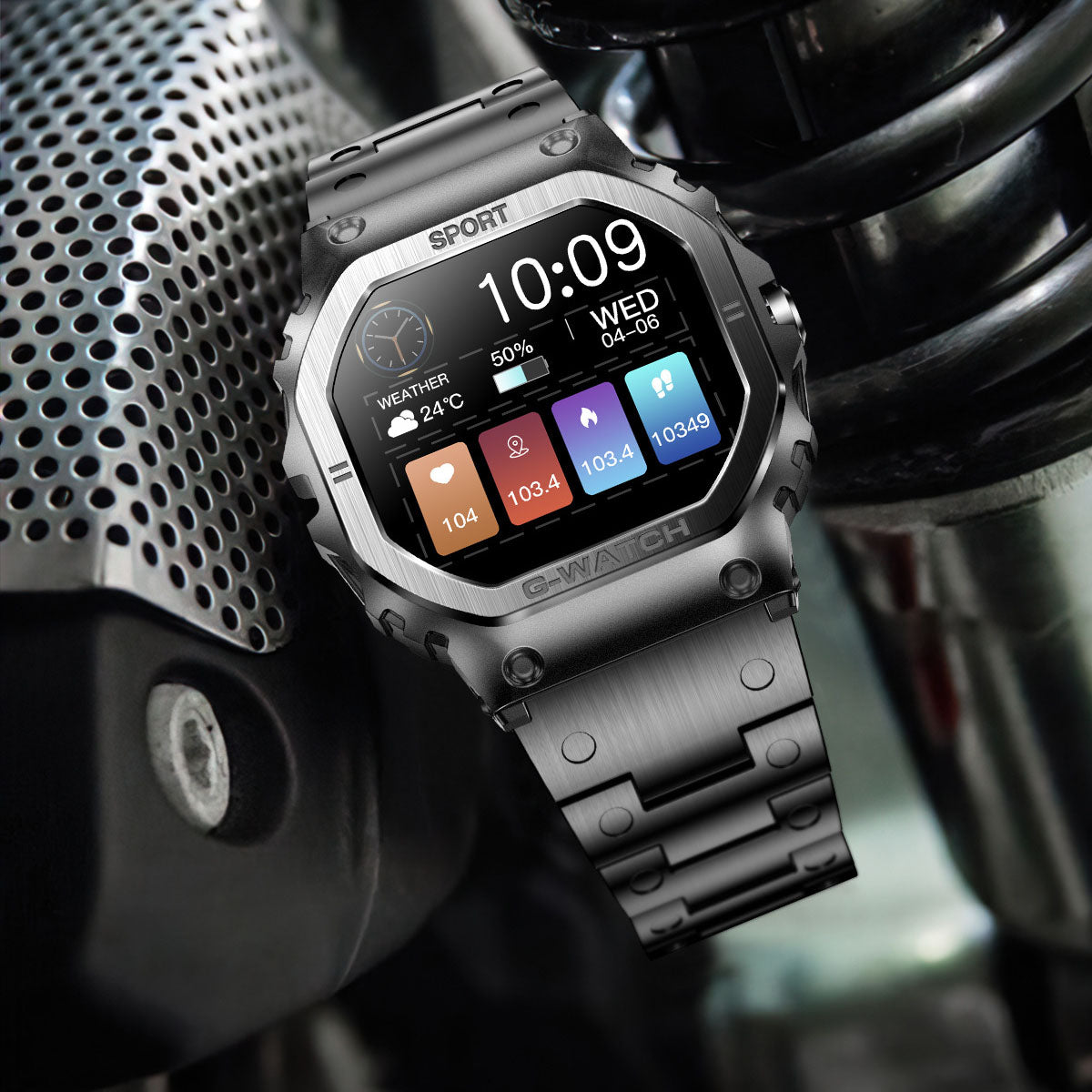 I108 smartwatch, high-definition screen, Bluetooth call, smart sports wristband, true blood oxygen, IP68 waterproof - V.I.P Digital Presence
