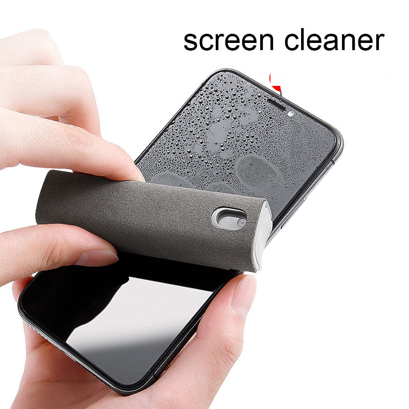 Portable screen cleaning artifact Integrated liquid crystal cleaner Wipe mobile phone tablet spray - V.I.P Digital Presence