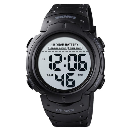 SKMEI 10 Years Battery Men's Watch 100M Waterproof Alarm Clock Sport Watches LED Digital Man Wrist Watch relogio masculino 1560 - V.I.P Digital Presence