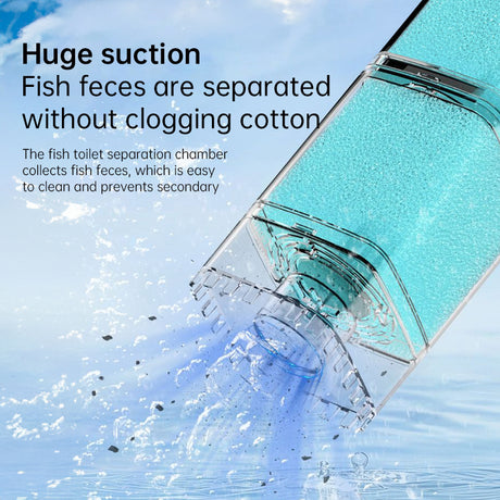 Multifunctional Aquarium Sponge Filter: Water Purifier, Pump, Wave Maker, with Suction Cup & Air Pump - V.I.P Digital Presence