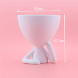 Cartoon cheek support abstract figurine desktop decoration creative home - V.I.P Digital Presence