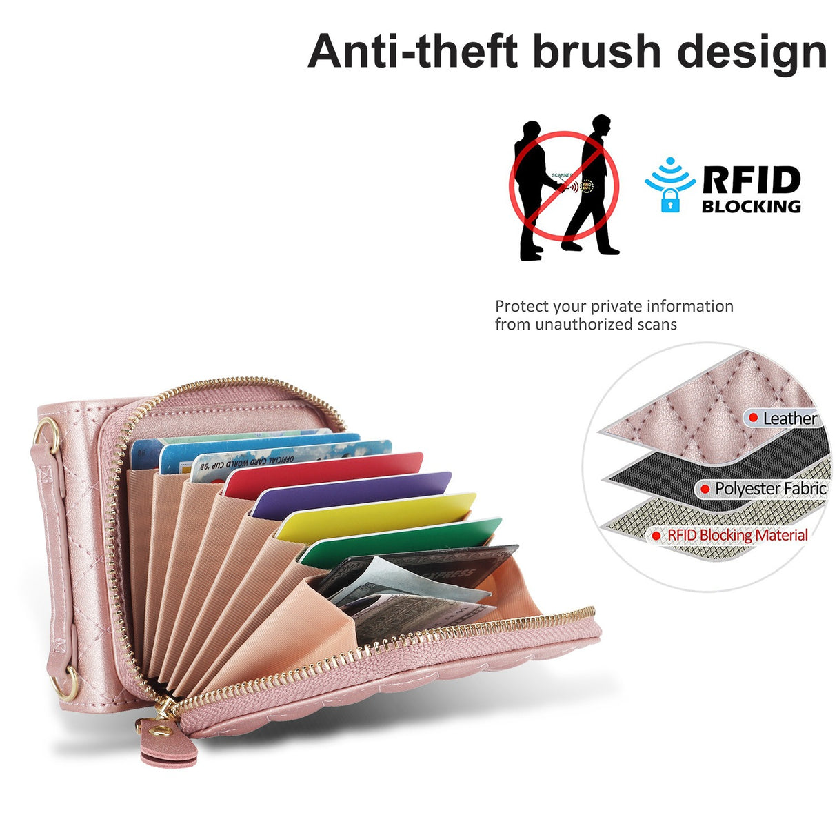 Suitable for Flip5 4 folding phone case fashion card insertion Samsung ZFlip6 crossbody small fragrant style phone leather cover - V.I.P Digital Presence