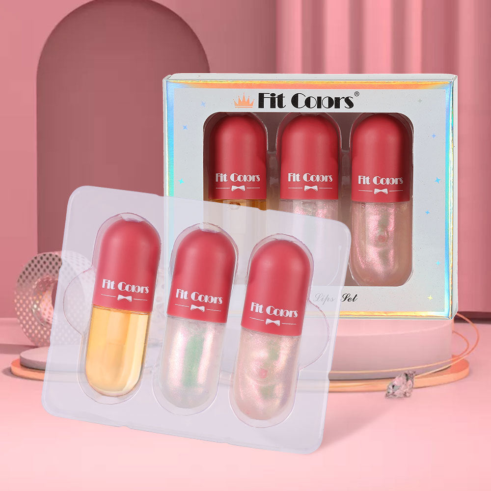 Rich Lip Dye Lip Liquid Partial Pearlescent Fine Flash Moisturizing Hydrating Temperature Controlled Discoloration Lip Oil Lip Gloss Liquid Set Box - V.I.P Digital Presence