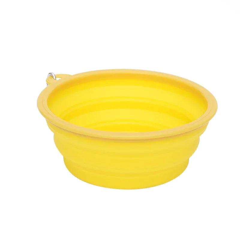 Dog Feeders Folding Silicone Bowl Outdoor Travel Foldable Portable Cat Dog Food Water Container Feeding Tray Bowl Pet Supplies - V.I.P Digital Presence