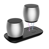 1 Pairs Mini Dual Speaker with Charging Base - V.I.P Digital Presence