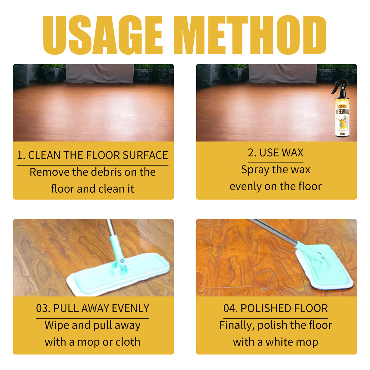 Furniture Beeswax Spray, Furniture Floor Care Polishing Waterproof Anti-Cracking Scratches Refurbished Care Wax - V.I.P Digital Presence
