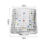 Hand drawn rotating glass cups multiple multi-purpose whiskey glasses rotating glass cups - V.I.P Digital Presence