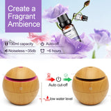 USB Aroma Essential Oil Diffuser Ultrasonic Cool Mist Humidifier Air Purifier 7 Color Change LED Night light for Office Home - V.I.P Digital Presence