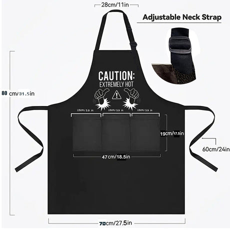 Solid color apron for kitchen and household use waterproof and oil resistant - V.I.P Digital Presence