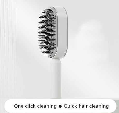 Pressing type cleaning design air cushion comb for women's long hair, specialized airbag massage comb, household hair comb - V.I.P Digital Presence