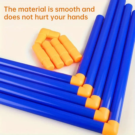 Mini foldable plastic soccer set, detachable posts, high-strength, indoor/outdoor, kids' bday gift - V.I.P Digital Presence