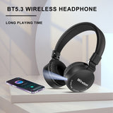 AKZ-B67 Bluetooth headset with high battery flashlight lighting headset card insertion FM - V.I.P Digital Presence