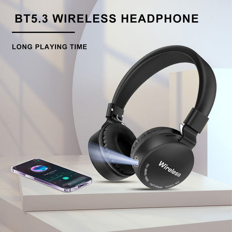 AKZ-B67 Bluetooth headset with high battery flashlight lighting headset card insertion FM - V.I.P Digital Presence