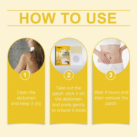 Bee Venom Beauty Considerate, Lazy Body Beauty Navel Patch Ginger Essence Moisturizing Firming Skin Care Body Care Patch - V.I.P Digital Presence